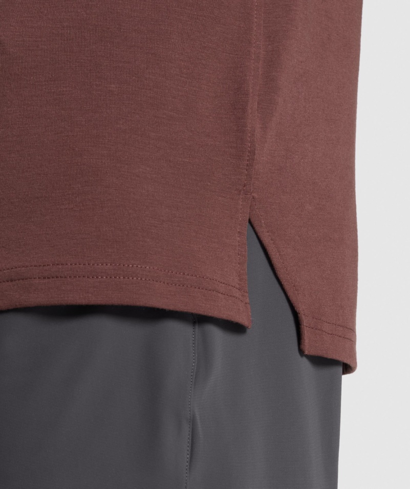 Gymshark Studio Amplifikovať Tank čerešňovo Hnedý