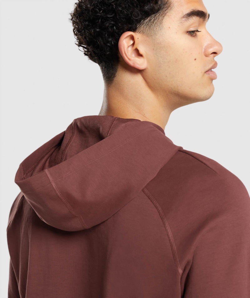 Mikina Gymshark Studio čerešňovo Hnedá