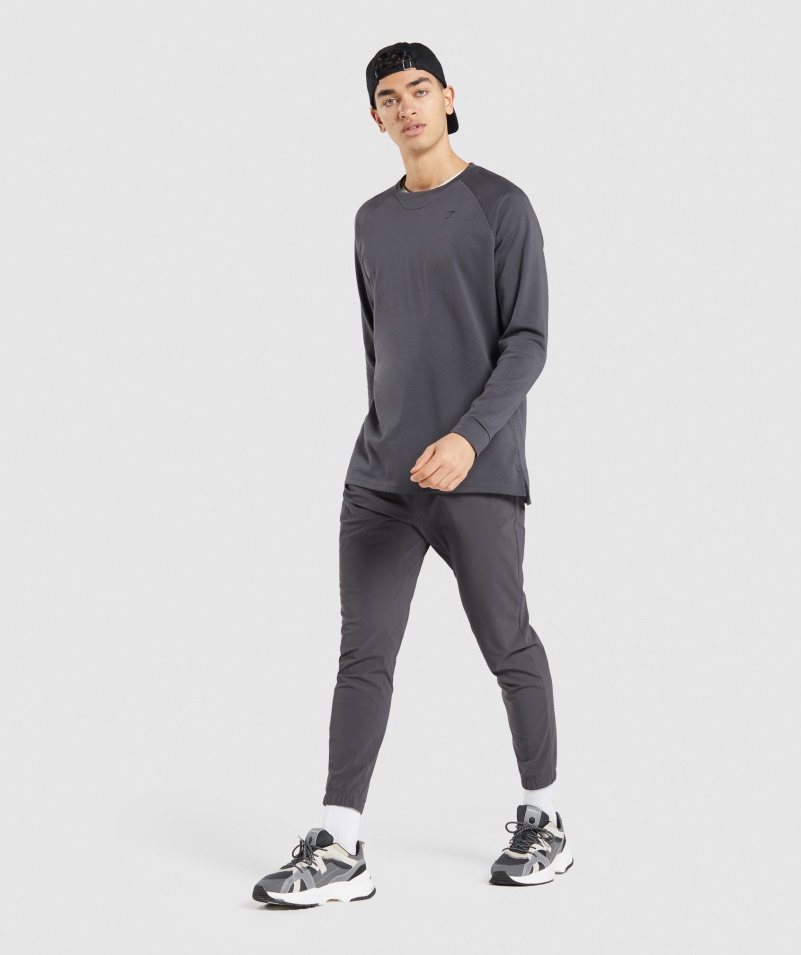 Gymshark štúdio Joggers ónyx šedá