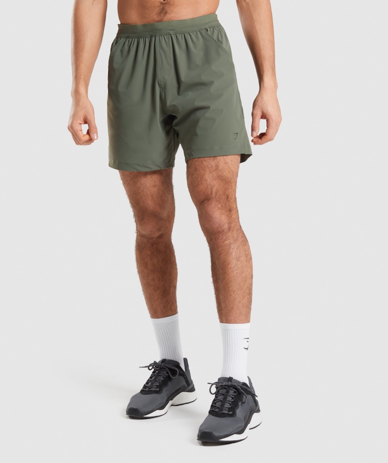 Gymshark Studio Shorts Core Olive