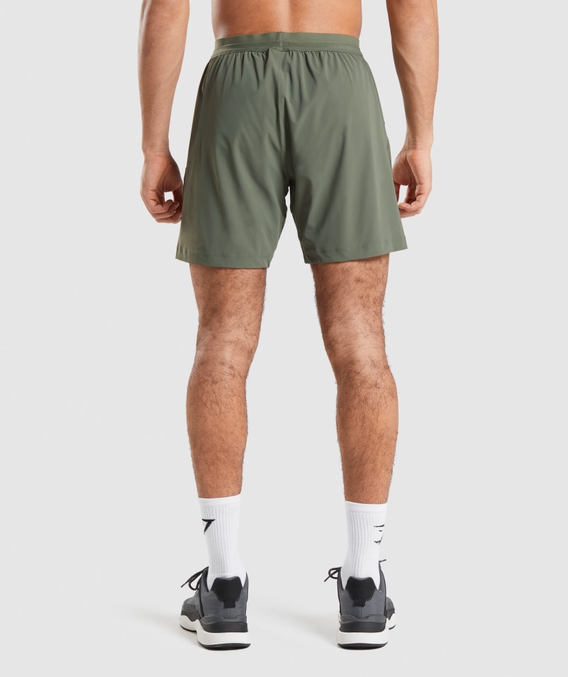 Gymshark Studio Shorts Core Olive