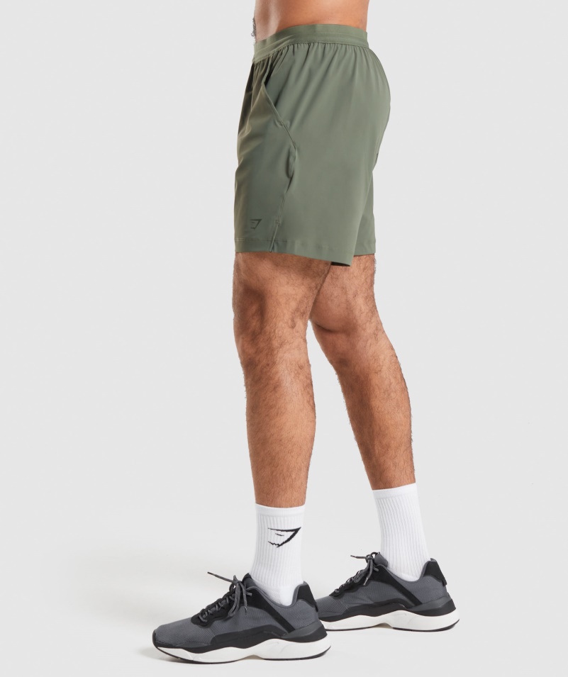 Gymshark Studio Shorts Core Olive