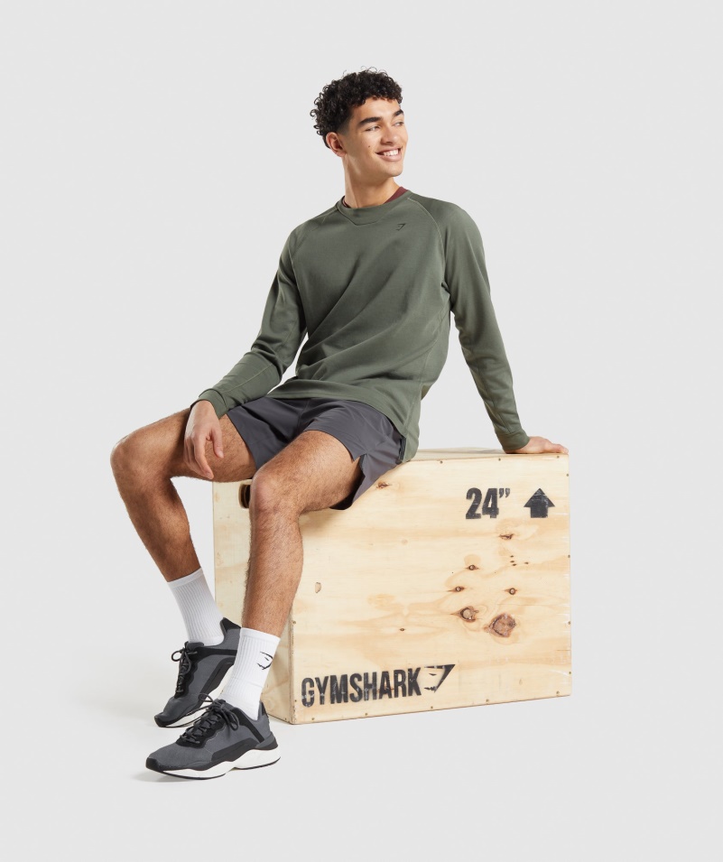 Gymshark Studio šortky ónyx šedé