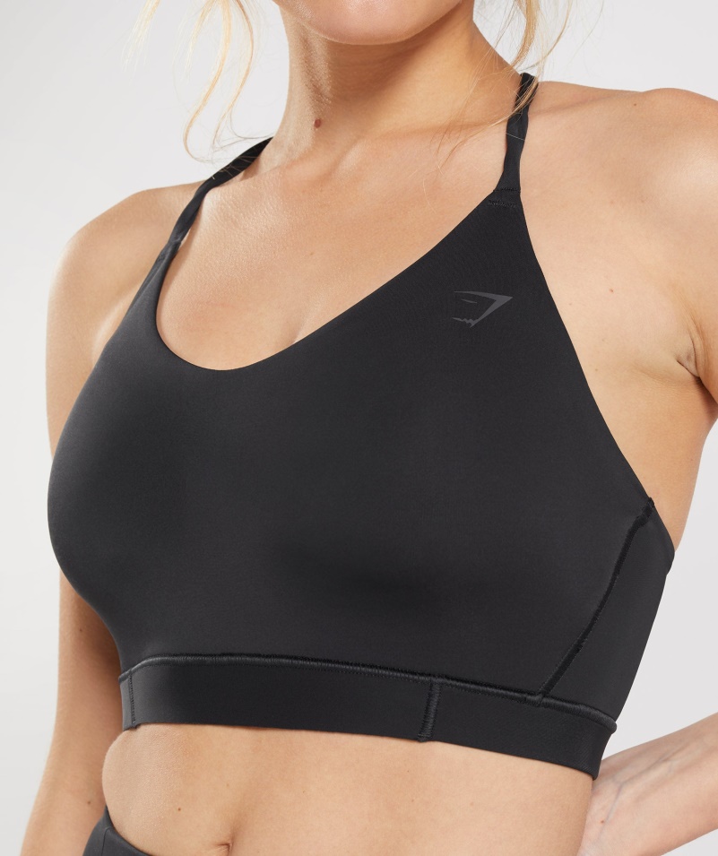 Gymshark Studio športová Podprsenka čierna