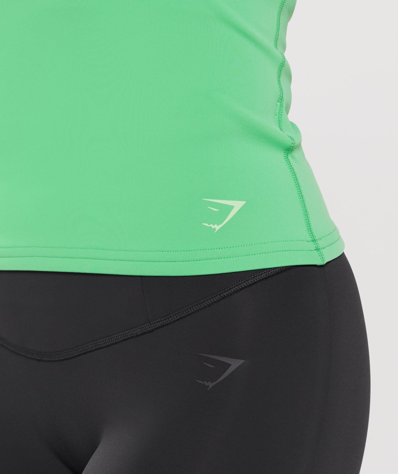 Gymshark Studio Tank Jablko Zelená