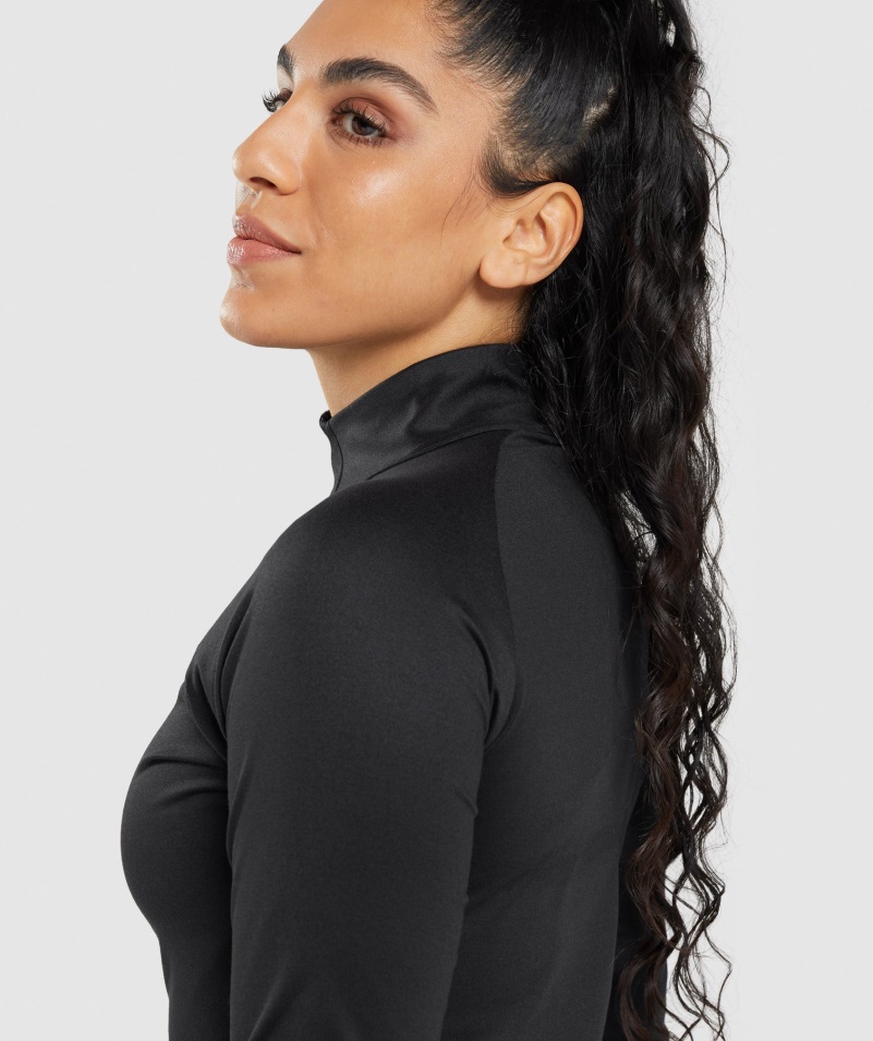 Gymshark Training 1/4 Zips Black
