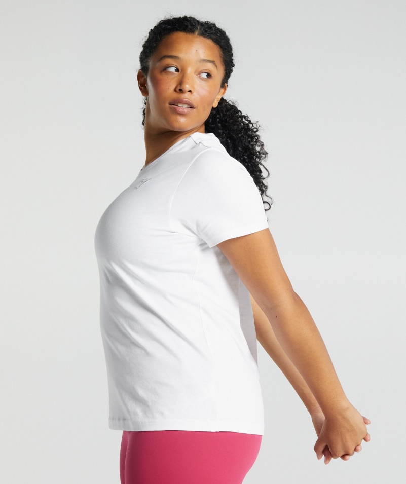 Gymshark Training Basic Tee White