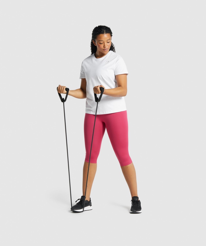 Gymshark Training Basic Tee White