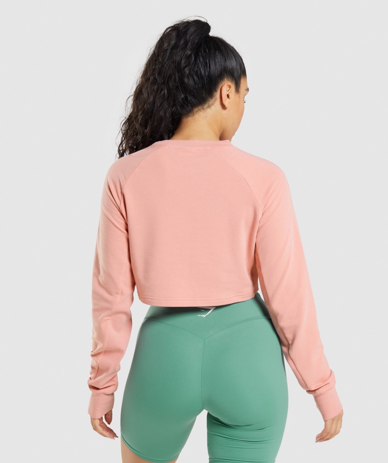 Gymshark Training Cropped Sveter Paige Pink
