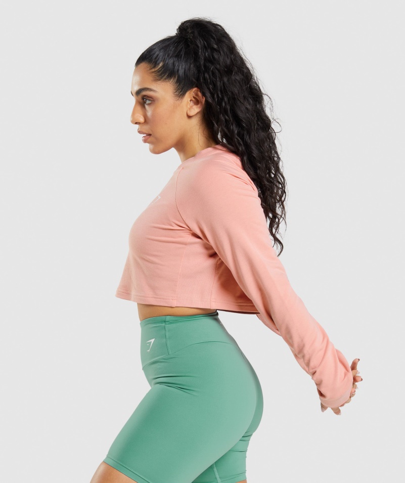 Gymshark Training Cropped Sveter Paige Pink