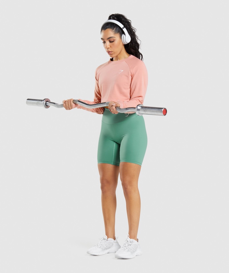 Gymshark Training Cropped Sveter Paige Pink