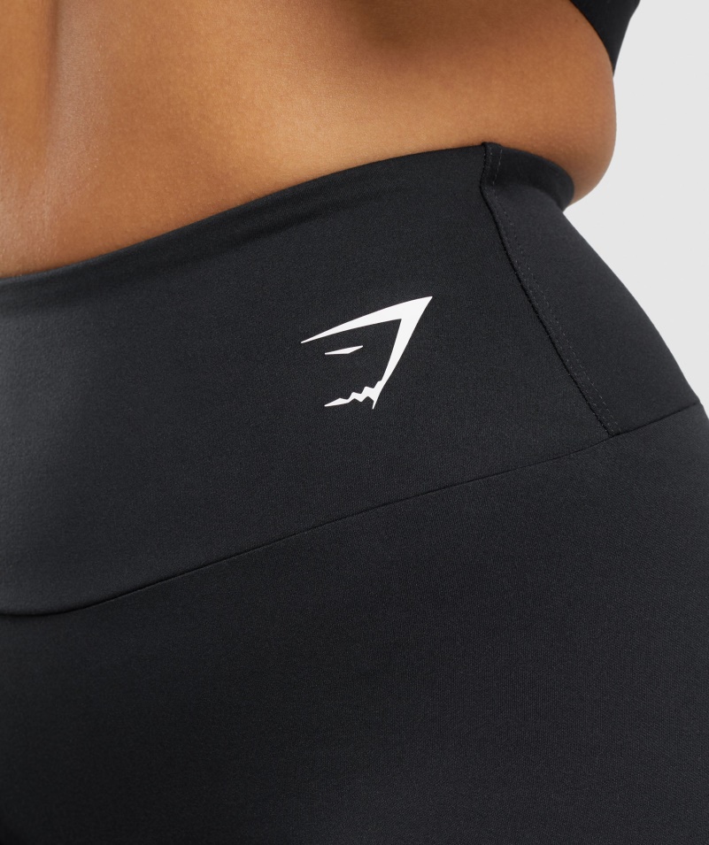 Gymshark Tréningové Cyklistické šortky čierne