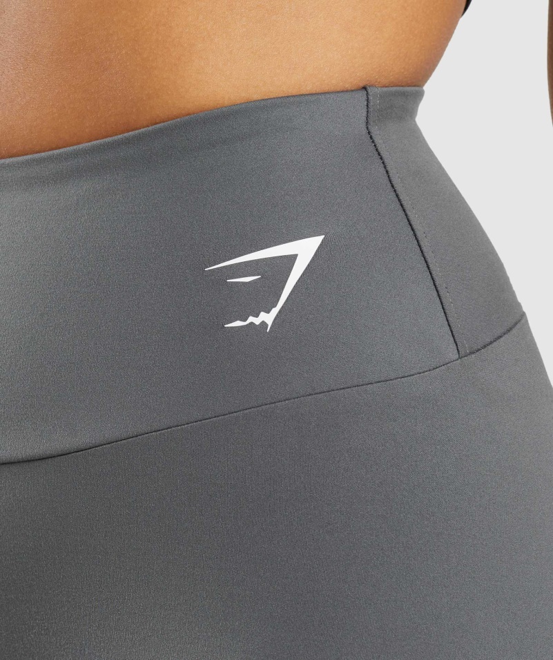 Gymshark Tréningové Cyklistické šortky Uhľovo šedé