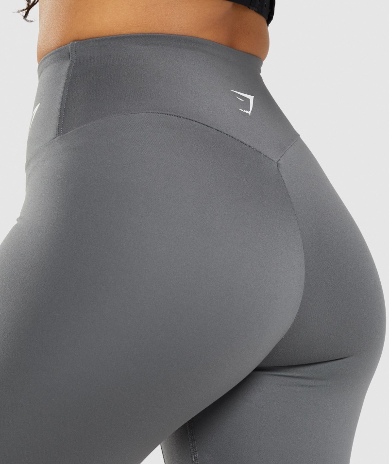 Gymshark Tréningové Cyklistické šortky Uhľovo šedé