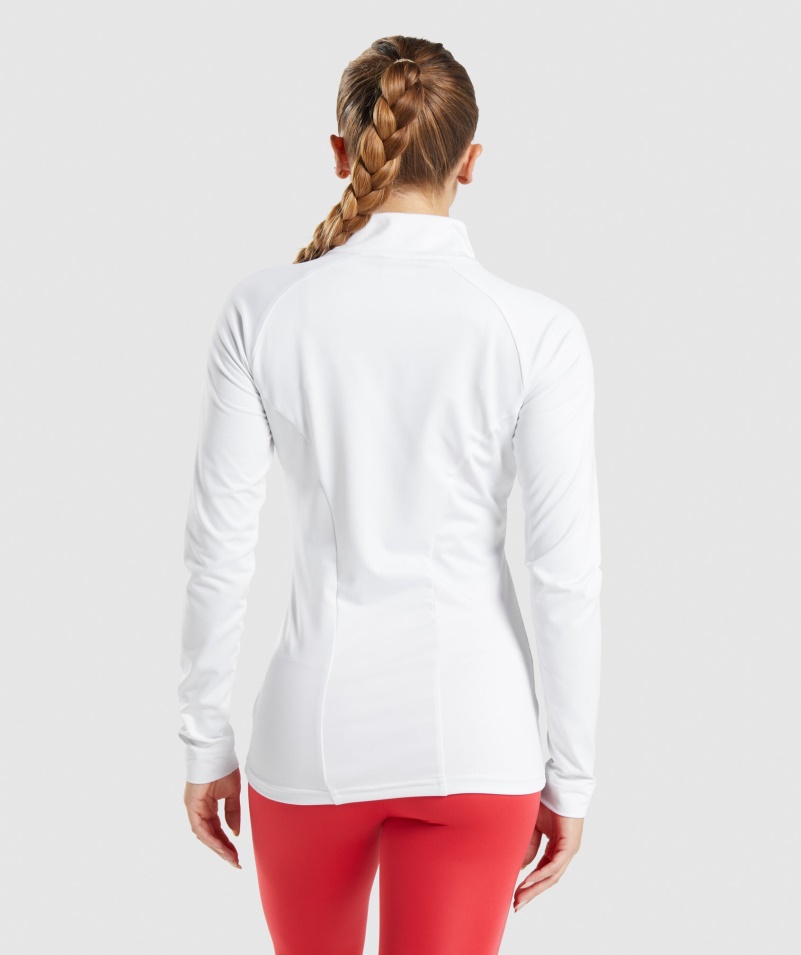 Gymshark Tréningová Bunda Biela