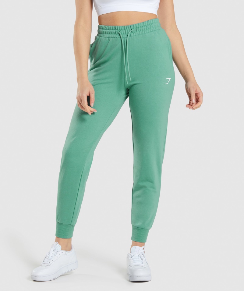 Gymshark Tréning Joggers Alpská Zelená
