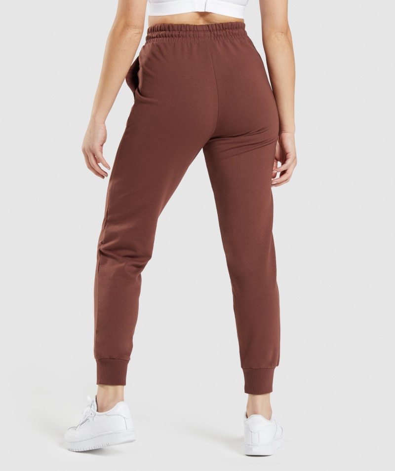 Gymshark Tréning Joggers Cherry Brown