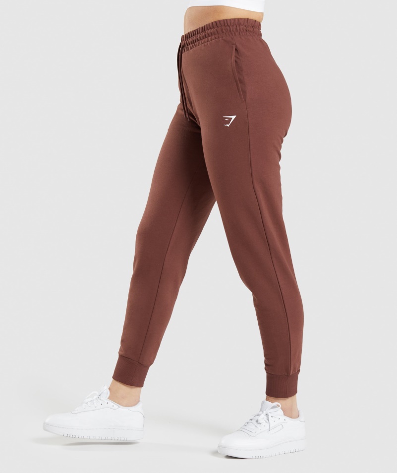 Gymshark Tréning Joggers Cherry Brown
