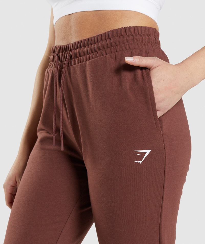 Gymshark Tréning Joggers Cherry Brown