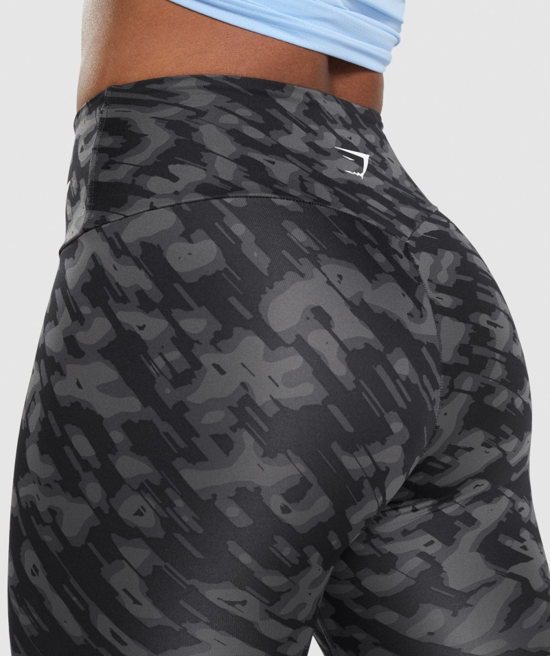 Gymshark Tréningové Legíny čiernej Farby