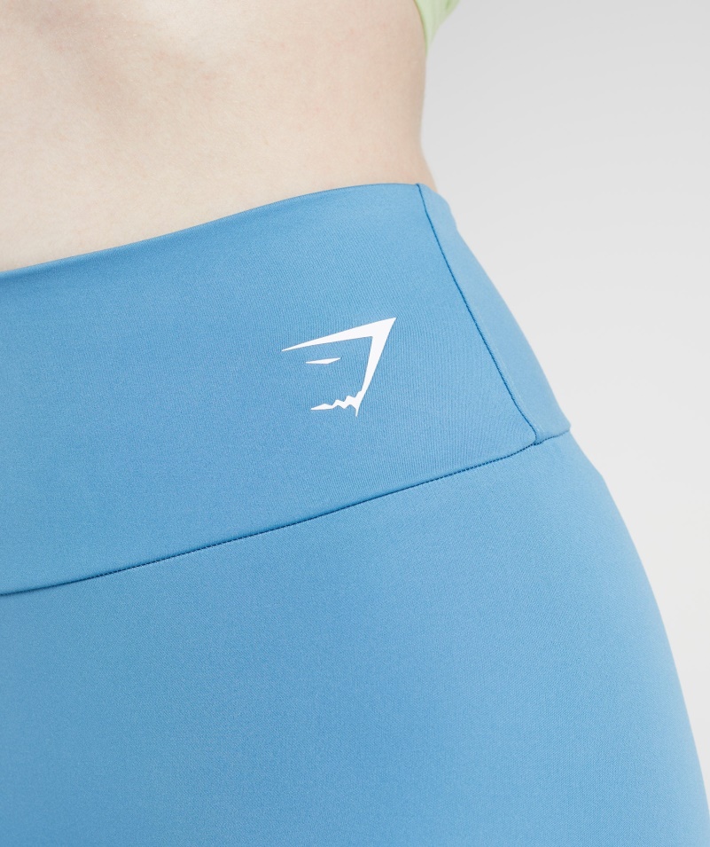 Gymshark Tréningové Legíny Pobrežné Modré