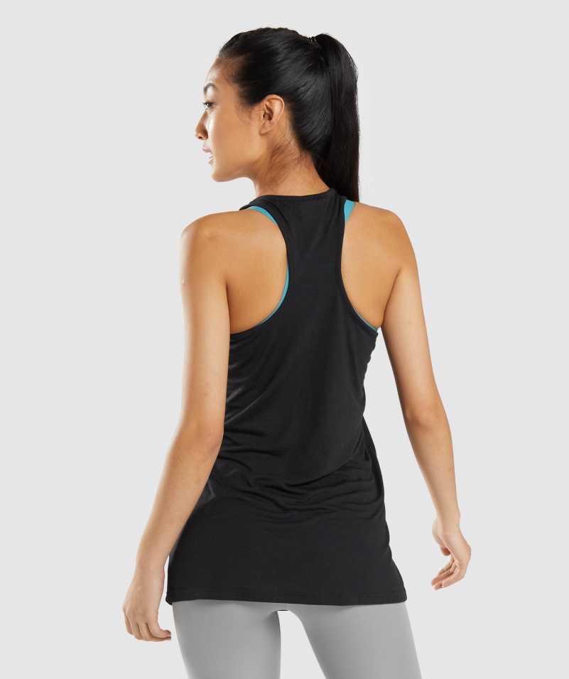 Gymshark Tréningová Oversized Vesta čierna