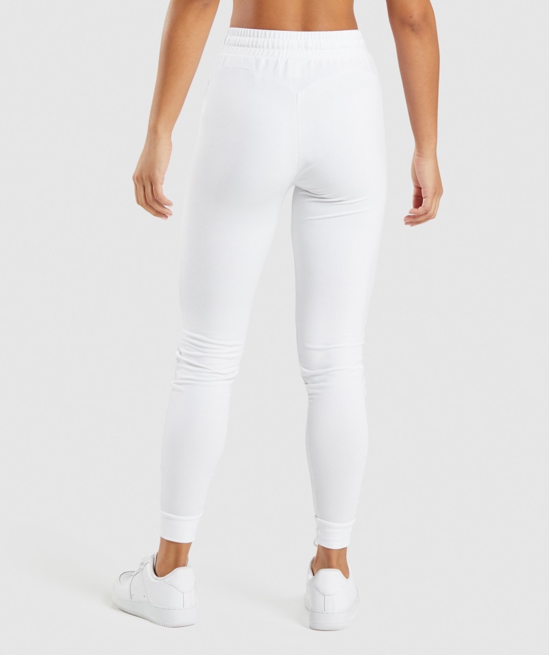 Gymshark Tréning Pippa Joggers Biela