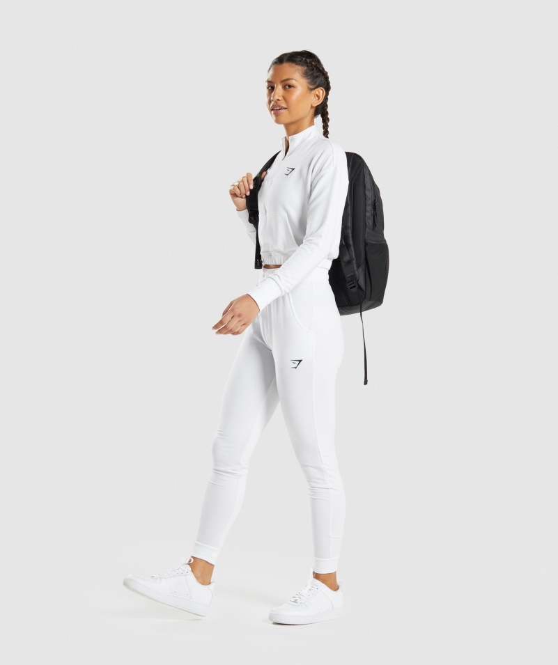 Gymshark Tréning Pippa Joggers Biela