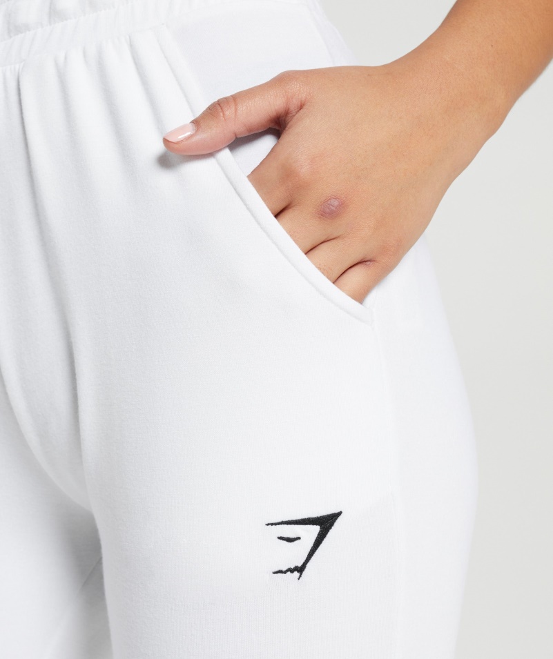 Gymshark Tréning Pippa Joggers Biela