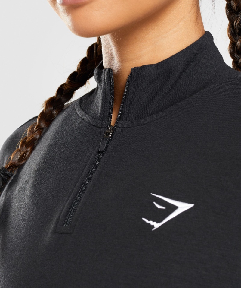 Gymshark Tréningový Sveter Pippa čierny