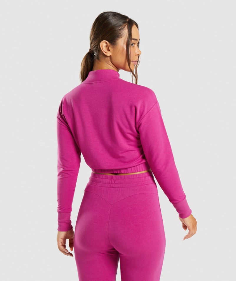 Gymshark Tréning Pippa Pulóver Drak Ružový