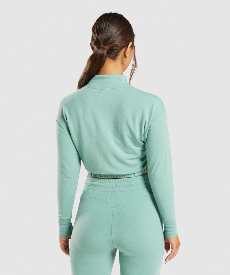 Gymshark Tréning Pippa Pulóver Maya Blue
