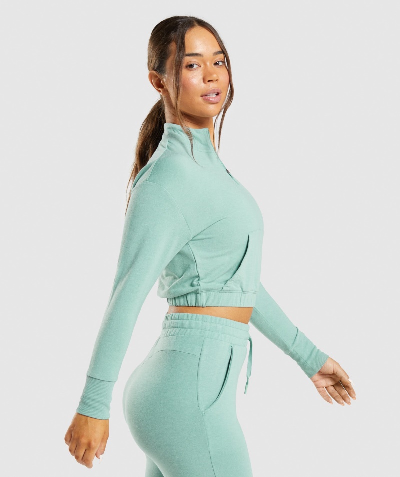 Gymshark Tréning Pippa Pulóver Maya Blue