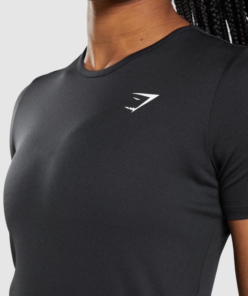 Gymshark Tréningové Tričko čierne