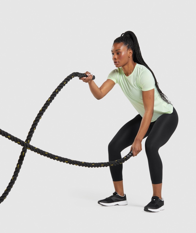 Gymshark Tréningové Tričko Uhorka Zelená