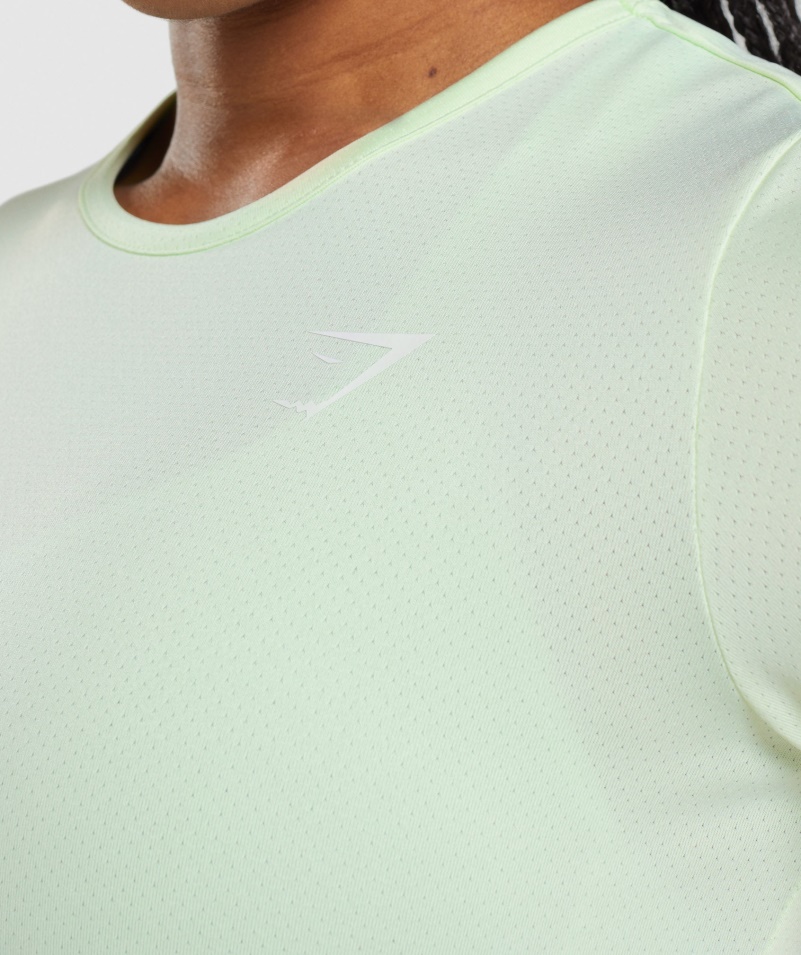 Gymshark Tréningové Tričko Uhorka Zelená