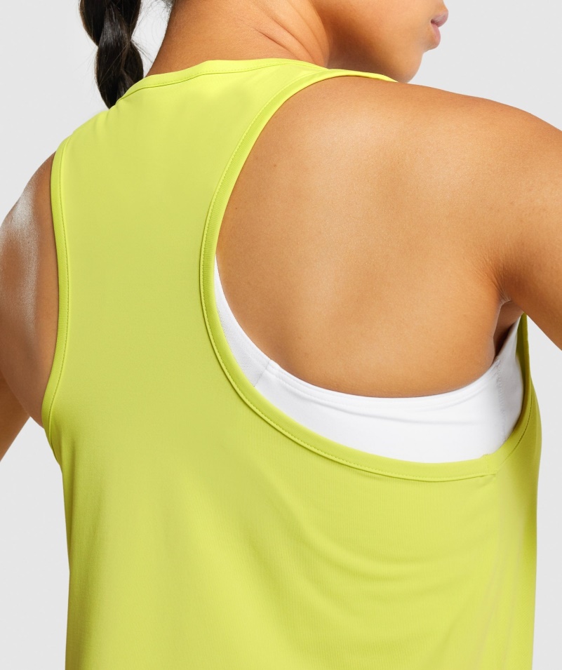Gymshark Tréningová Vesta žltá