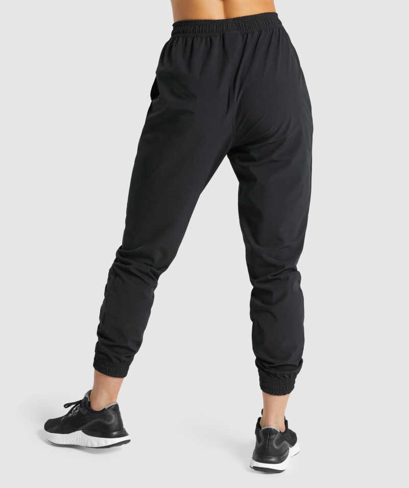 Gymshark Tréningové Tkané Joggery čierne