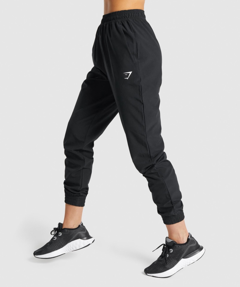 Gymshark Tréningové Tkané Joggery čierne