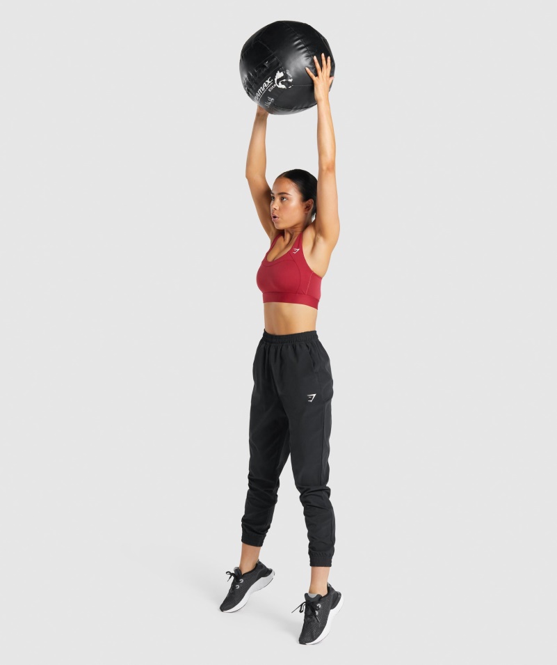 Gymshark Tréningové Tkané Joggery čierne
