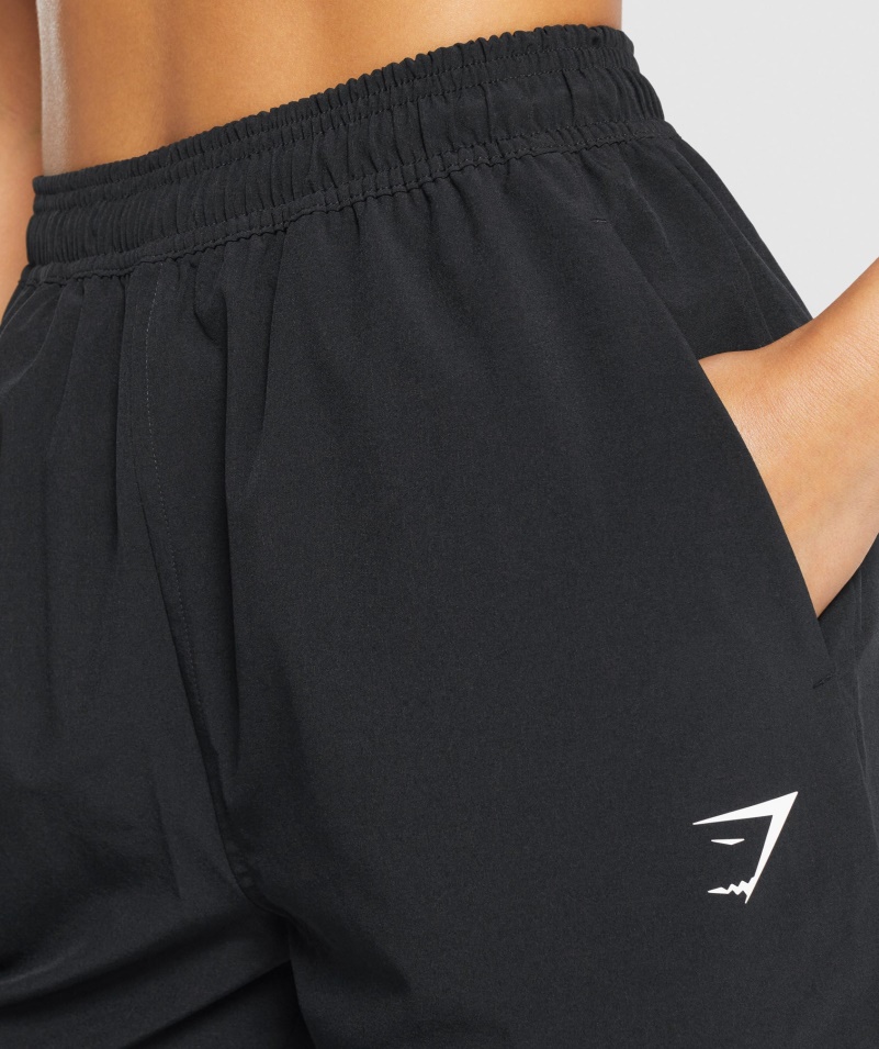 Gymshark Tréningové Tkané Joggery čierne