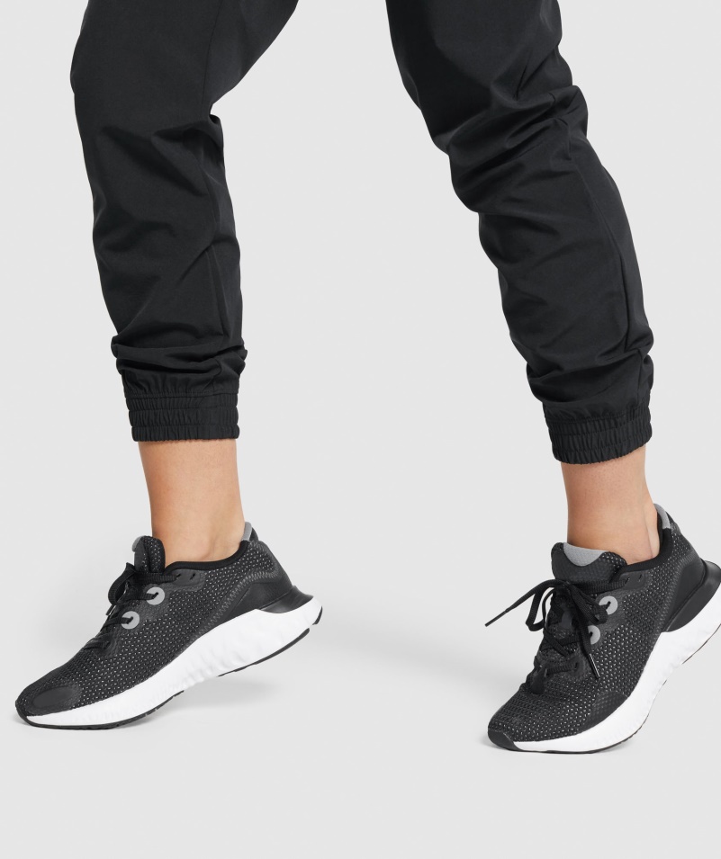 Gymshark Tréningové Tkané Joggery čierne