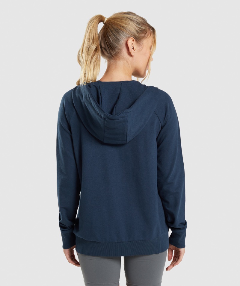 Gymshark Tréningová Mikina S Kapucňou Na Zips