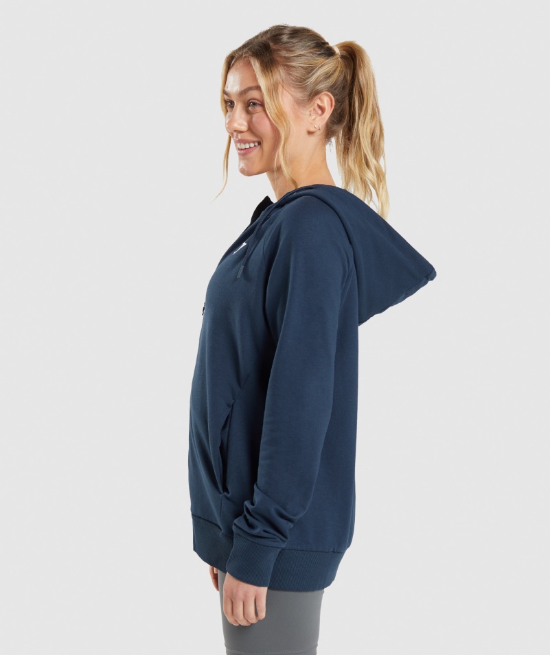 Gymshark Tréningová Mikina S Kapucňou Na Zips