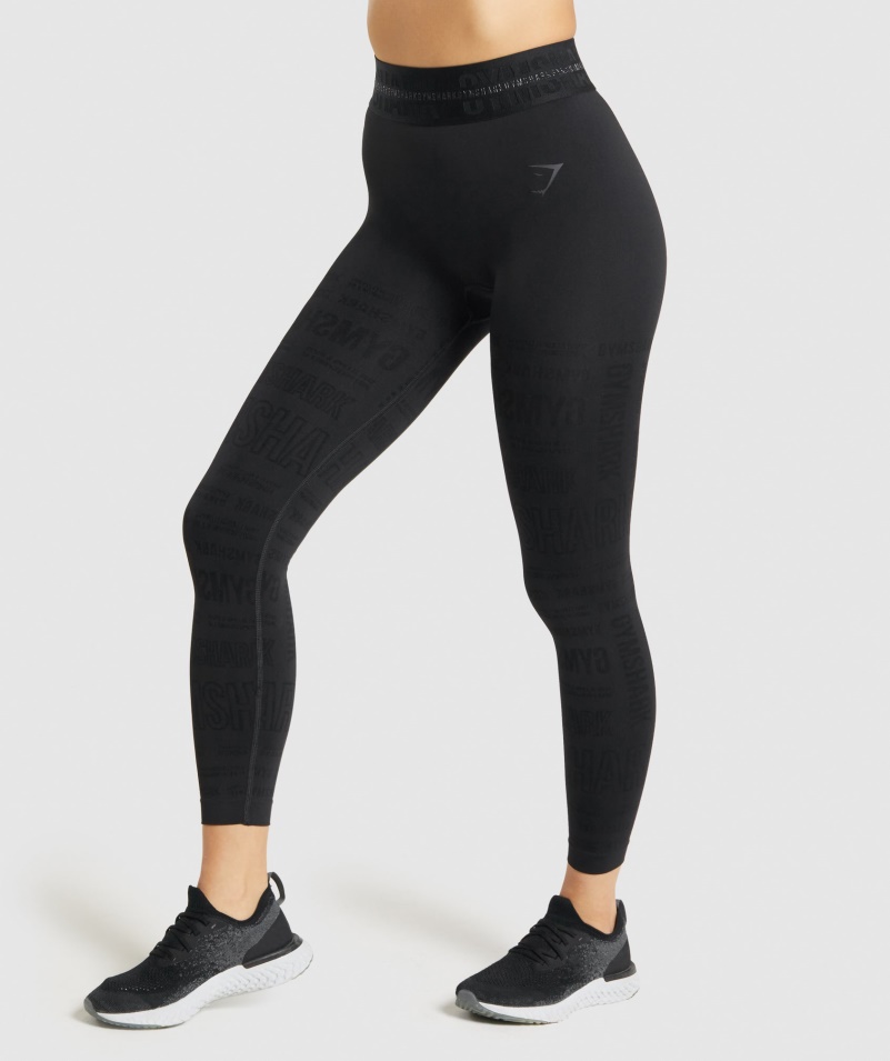 Gymshark Vision Legíny čierne