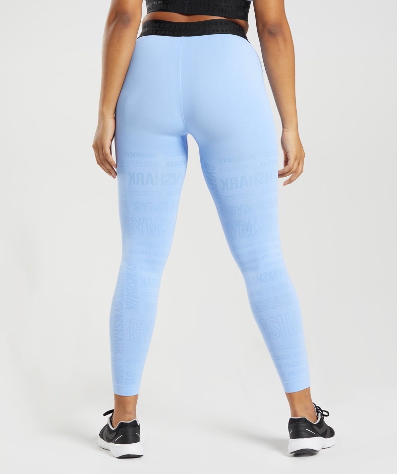 Gymshark Vision Legíny Moonstone Blue