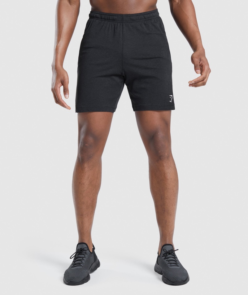 Gymshark Vital Light Shorts Black Marl