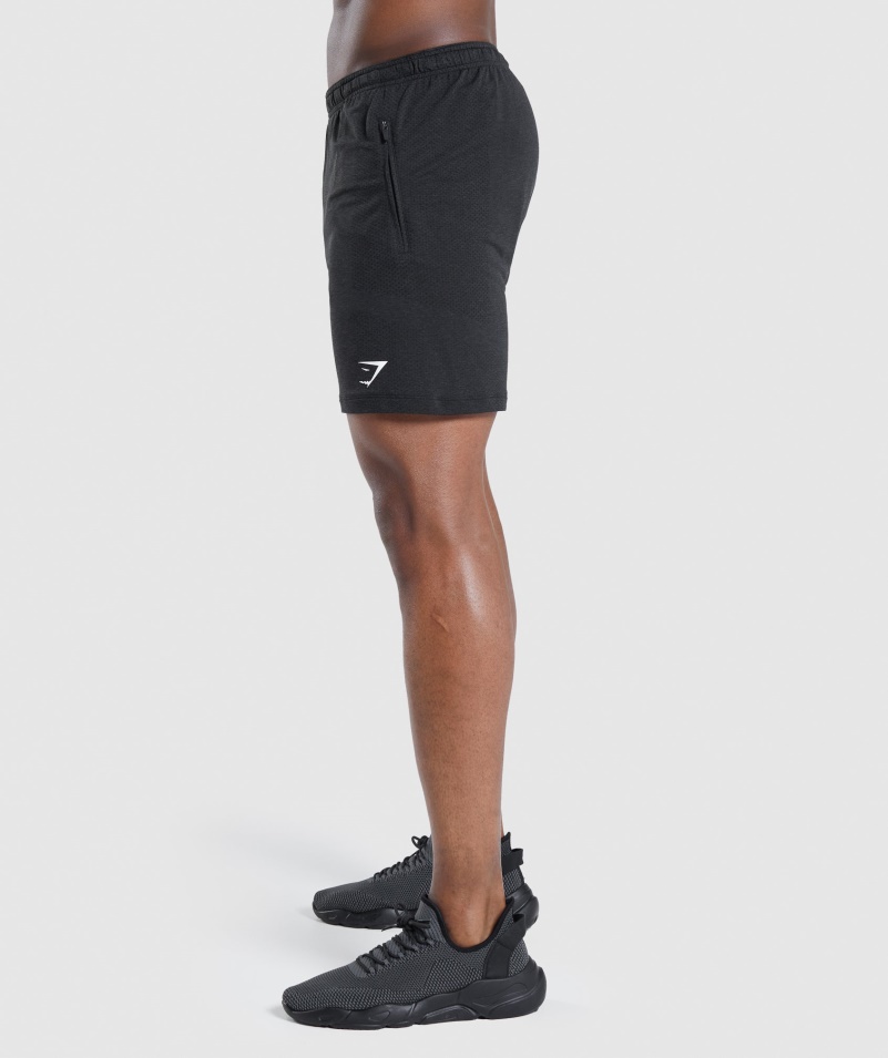 Gymshark Vital Light Shorts Black Marl