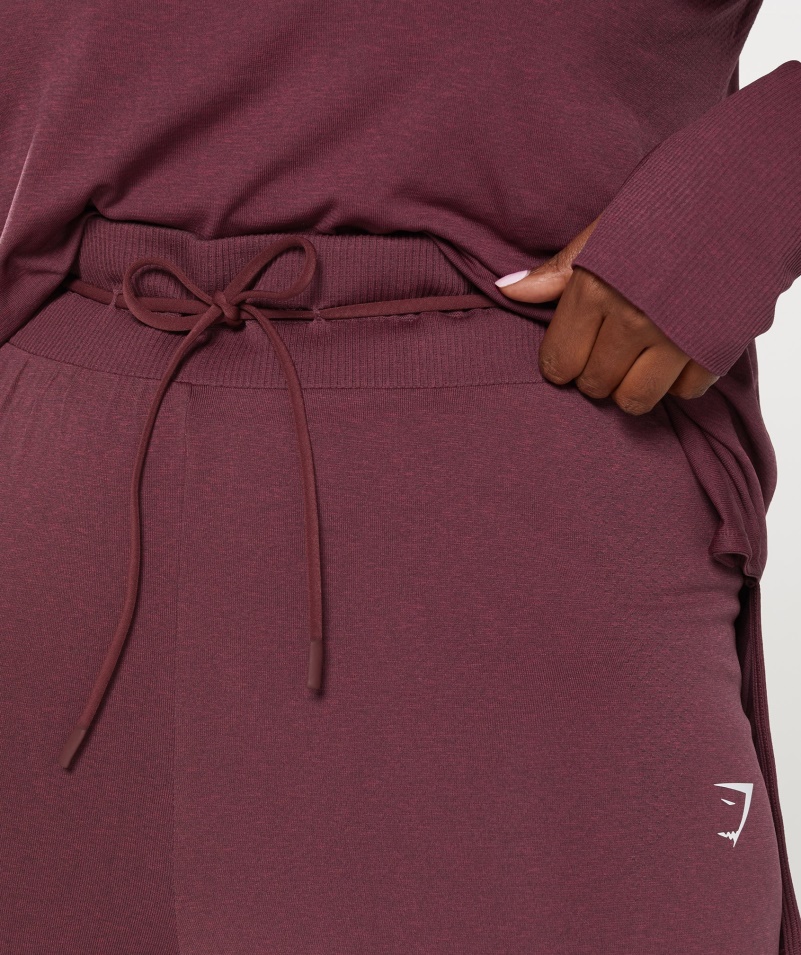 Gymshark Vital Bezšvové 2.0 Joggers Pečené Gaštanové Marl