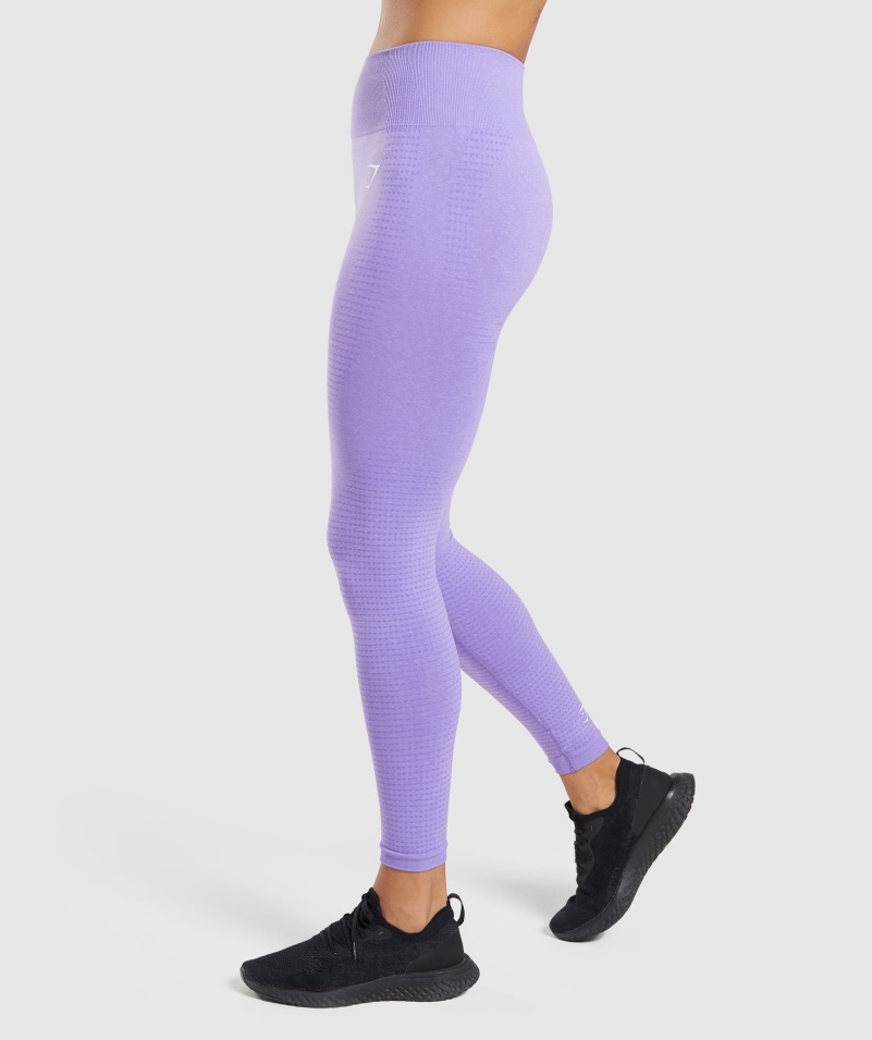 Gymshark Vital Bezšvové 2.0 Legíny žiarivo Fialové Marl